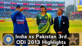 India vs Pakistan 3rd ODI 2013 at Delhi [upl. by Cordelia683]