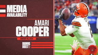 Browns Amari Cooper Says There Is No Room For Error In The Playoffs [upl. by Milah]