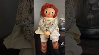 Raggedy Ann Doll  Annabel Doll  Haunted doll 👀haunteddollcreepy conjuringhouse spookyhaunted [upl. by Hayotal340]