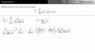 Oblicz sumę szeregu 12n12n1 [upl. by Icnarf353]