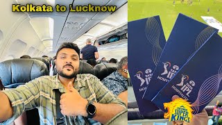 Kolkata se Lucknow aagaya Dhoni Sir ko dekhne  IPL ka sabse expensive ticket 😨 [upl. by Mure557]