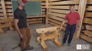 Collapsible Timber Frame Sawhorse Build [upl. by Latham]