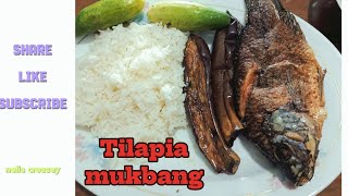 lets eat friends and pagbabalik  tilapia eatingshow mukbang  Nelia Creasey [upl. by Campball]