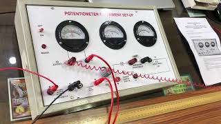 AE 455A Caliberation of Voltmeter using 10 Wire Potentiometer [upl. by Alethea]