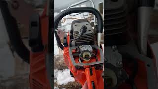 Husqvarna 266 XP ⚡️ Carb Work Tune 🔧 [upl. by Nnod]