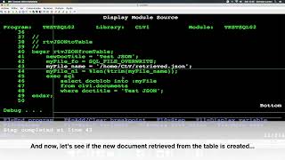 Coding in RPG IBM iAS400 Using BLOB SQL fields in RPG to store and retrieve data [upl. by Marzi]