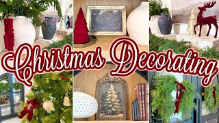 🎁 CHRISTMAS DECORATE WITH ME 2024 🎁 Traditional Christmas Decor w Christmas Decorating Ideas [upl. by Glinys]