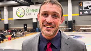 Decorah Girls Wrestling Coach Gene Adams after the state championship [upl. by Wilona]