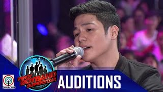 Pinoy Boyband Superstar Judges’ Auditions Joshua Manio  “Bakit Pa Ba” [upl. by Recnal483]