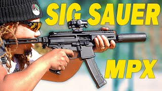 The NEW Sig Sauer MPX K First Shots  The BEST 9mm PCC [upl. by Nemaj]