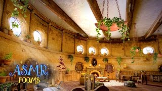 Harry Potter Inspired ASMR  Hufflepuff Common Room  Hogwarts Ambience  1 hour HD Cinemagraphs [upl. by Eirrac]