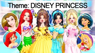 Buying Iconic DISNEY PRINCESS Themes in DRESS to IMPRESS [upl. by Irish95]