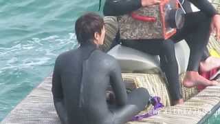 FANCAM Lee Minho Surfing Scene for quotThe Heirsquot 130917 [upl. by Gambell]