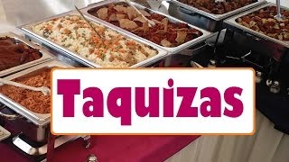 Taquizas para fiestas Taquizas para eventos Comida para fiestas EVENTOS BANQUETES TAQUIZAS [upl. by Asik727]