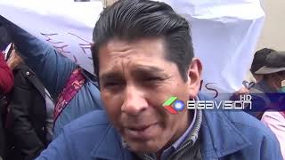 Trabajadores en Salud protestaron contra Gobernador Quispe en puerta de Casa Grande Trabajad [upl. by Risteau]