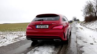 2017 MercedesBenz CLA 250 Sport Shooting Brake  Pure sound Drive and Sound Testdrive [upl. by Yrallam]