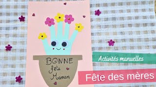 Activité manuelle fête des mères Diy [upl. by Sonya282]