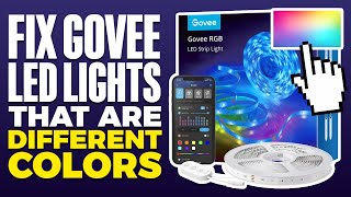 How To Fix GOVEE Led Lights That Are Different Color [upl. by Lemkul448]