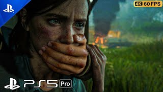 THE LAST OF US 2 PS5 PRO Part 8 Gameplay 4K 60FPS HDR ULTRA  Grounded  Aggressive Gameplay [upl. by Wagoner627]