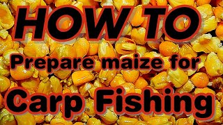 HOW TO Prepare salty maize for CARP FISHING [upl. by Bliss]