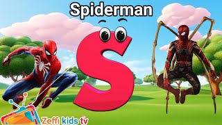 Alphabet Superheroes  ABC Superhero Song for Kids  Batman Superman Spiderman Hulk Thor [upl. by Acessej336]