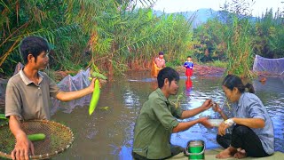 Harvesting luffa and fish Cook nutritious meals for your wife to recover quickly from illness [upl. by Vergil]