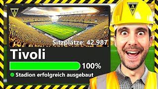 WIR BAUEN DAS STADION FÜR DIE █ LIGA AUS 🚧🏟️✨ FC 25 Aachen Karriere 29 [upl. by Artina]