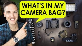 Whats in My Camera Bag for CES2017 [upl. by Enitsugua]