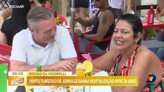 Joinville inaugura ponto turístico da Vigorelli após revitalização [upl. by Pauletta795]