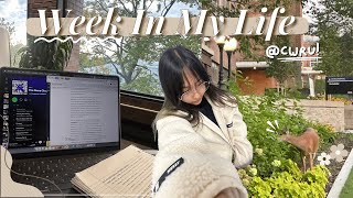 uni vlog a week in my life  freshman year at CWRU studying classes friends etc [upl. by Yrtneg]