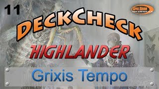 DeckCheck  Highlander  11  Grixis Tempo  SpielRaum Deutsch [upl. by Nywrad]