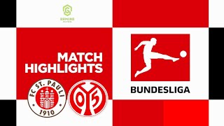 St Pauli vs Mainz  Highlights  Bundesliga 202425 [upl. by Cavill]