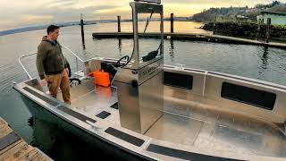 Aluminum Workboat Grizzly 21 Silverback Marine Seattle [upl. by Nnawtna564]