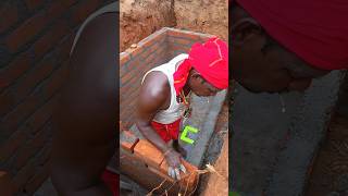 Awesome Sump Construction of Bricklaying shorts [upl. by Anneyehc]