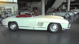 MercedesBenz 300 SL Roadster W198  Motorworld Böblingen [upl. by Adliwa785]