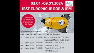 6 IBSF Europe Cup Monobob 2024  060124 [upl. by Wende]