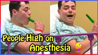 Anesthesia Reactions 😵  FUNNIEST PEOPLE HIGH ON ANESTHESIA [upl. by Slade510]