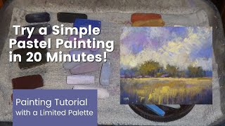 Try a Simple Pastel Painting in 20 Minutes Its Playtime [upl. by Aneehta749]