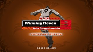 KLeague Winning Eleven 9 Asia Championship  HCK Edition  PS2 [upl. by Maribel]