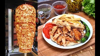 Turkish Doner Chicken Kebap Recipe Traditional Food [upl. by Letniuq]