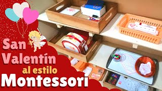 Actividades de San Valentín al estilo Montessori preescolar [upl. by Romeu]