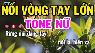 Karaoke Nối Vòng Tay Lớn Tone Nữ  Mi Thứ  Nhạc Sống Beat 2023  Karaoke Bách Hóa [upl. by Maretz]