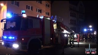 Kellerbrand in MainzKastel am Ludwigsplatz sorgt für Feuerwehreinsatz Haus evakuiert  02092013 [upl. by Medeah]