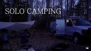 Camping youtube Gomyvan SOLO Camping with Van  Nature ASMR Relaxing [upl. by Phillida453]