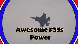 Sweet F35s action at RAF Lakenheath [upl. by Geehan]