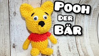 👩 Winnie Pooh häkeln  Bear crochet [upl. by Zasuwa]