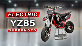 Electric Yamaha YZ85 Supermoto  OFFICIAL Test and Review [upl. by Mapel]