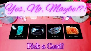 Yes No Maybe💕✨💖 Ask Anything Psychic Tarot Pick a Card Reading [upl. by Etireuqram599]