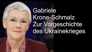 Gabriele KroneSchmalz Zur Vorgeschichte des Ukrainekrieges [upl. by Devin849]