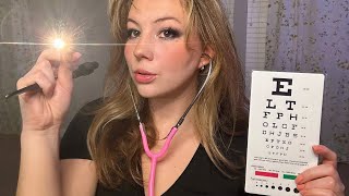 ASMR Kinda Realistic Cranial Nerve Exam😛 fast [upl. by Notsej]